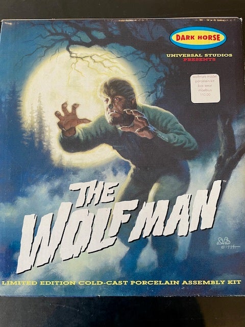 Wolfman Model Porcelain Kit Box Wear Moebius Faraday Toys