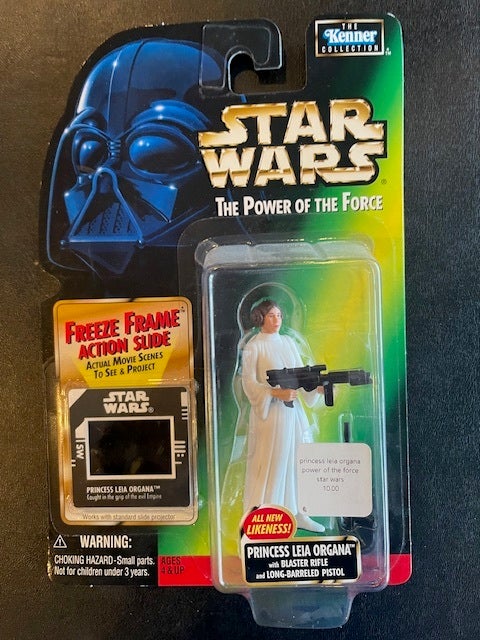 Hasbro Star Wars Power Of The Force - Action Figure Principessa Leia Organa, 9,5 Cm, Confezione Originale, Collezionismo